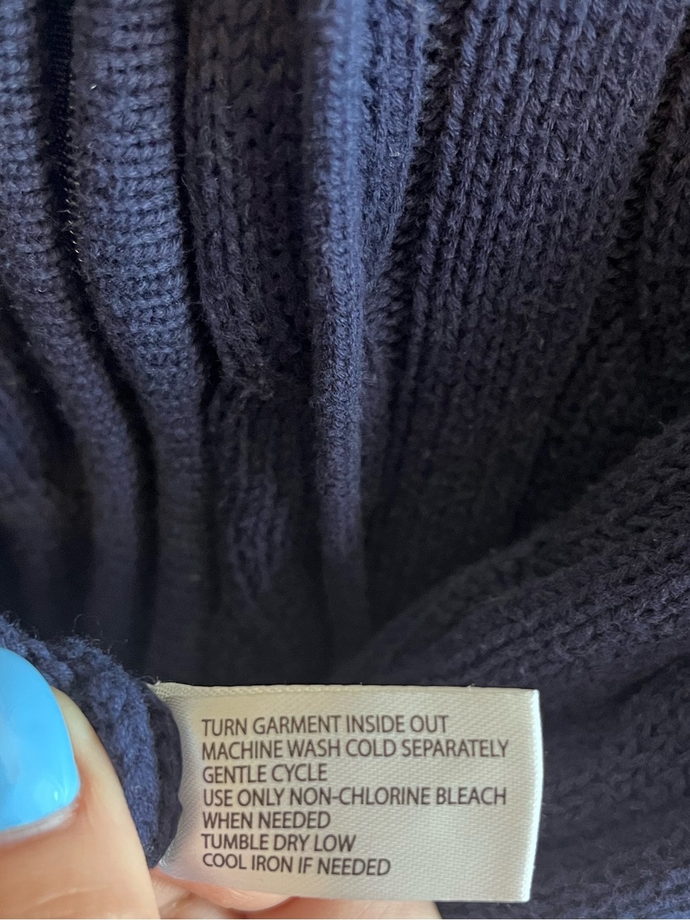 Y2K US Polo Cable Knit Hooded Sweater Zip-up Jacket Size Medium 100% Cotton - Picture 5 of 7